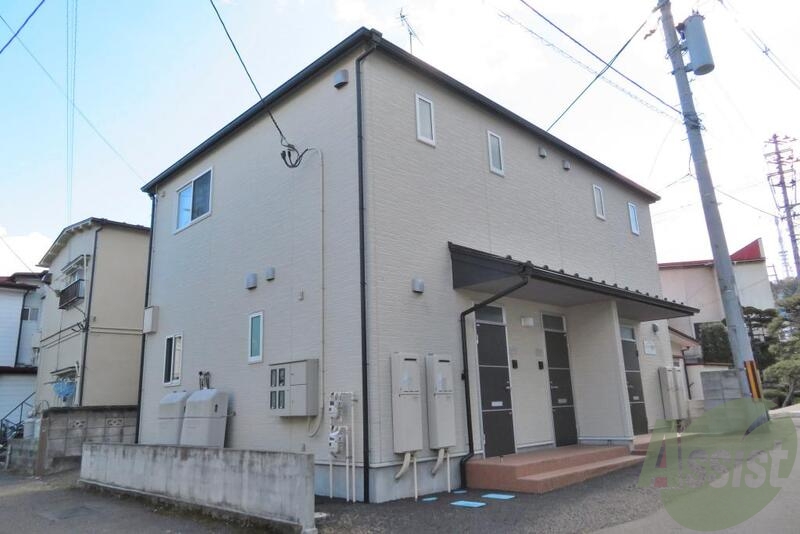 仙台市太白区越路の賃貸アパートの外観