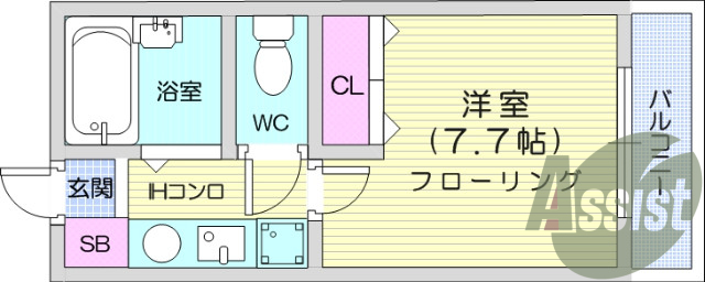 お写真は703号室のものです。参考にしてくださいませ。