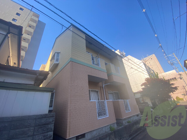 仙台市宮城野区榴岡５丁目の賃貸アパートの外観