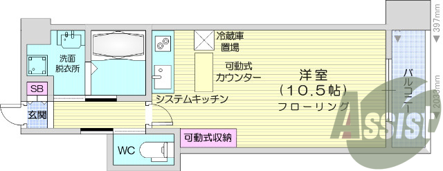 11階の間取り図
