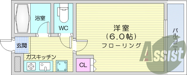 2階の間取り図