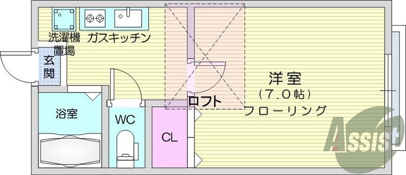 1階の間取り図