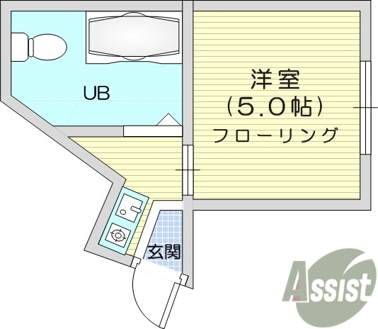１R、単身者限定、即入居可、駅徒歩圏内
