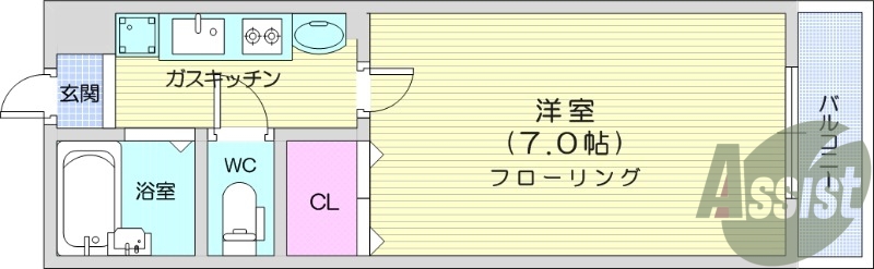 3階の間取り図