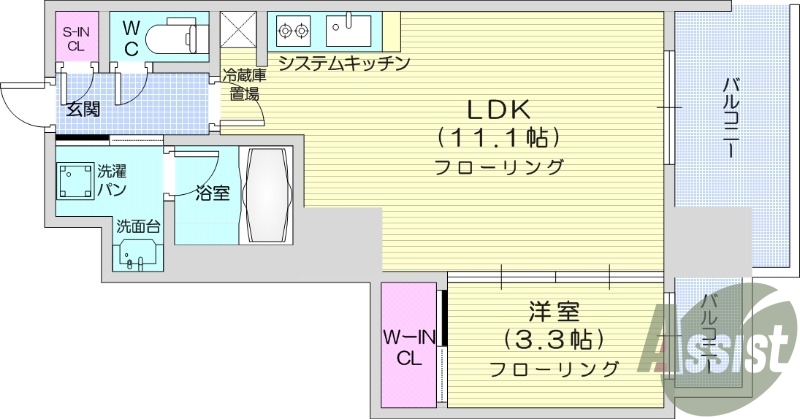 12階の間取り図