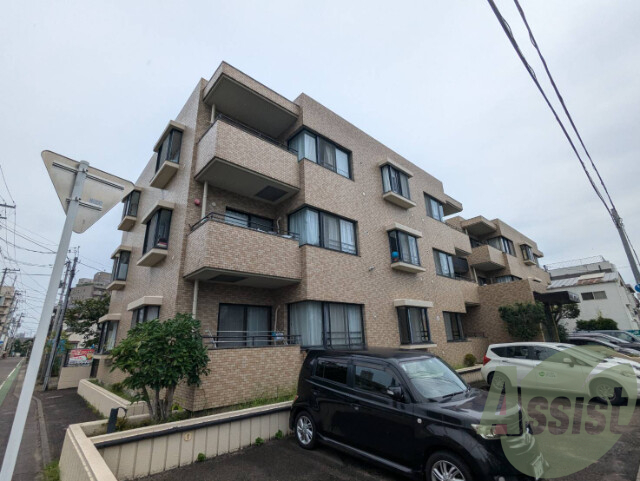 仙台市若林区南石切町の賃貸マンションの外観
