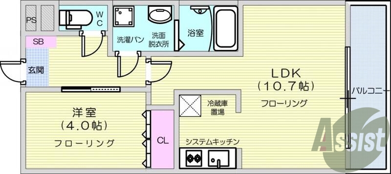 洗髪洗面化粧台、追い焚き機能付き