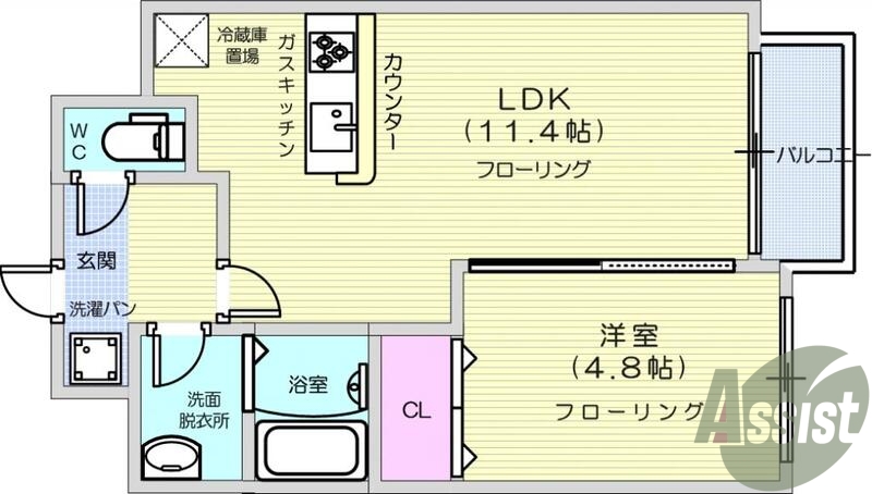 1ＬＤＫ、ペット可、駅近徒歩1分