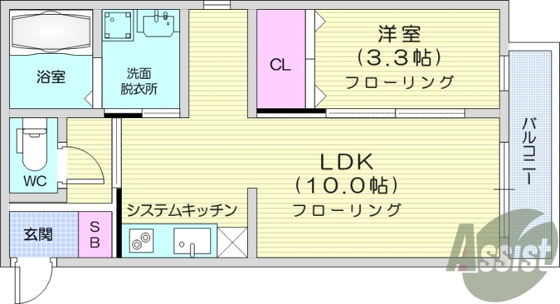 1LDK、追い焚き機能、温水洗浄便座、インターネット無料