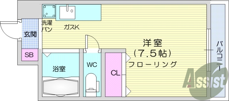 3階の間取り図