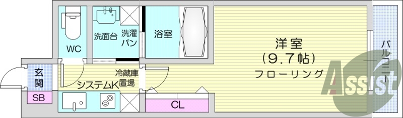 3階の間取り図
