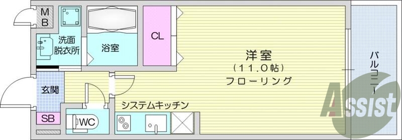 １R、オートロック、TVモニターホン、エアコン、宅配ボックス