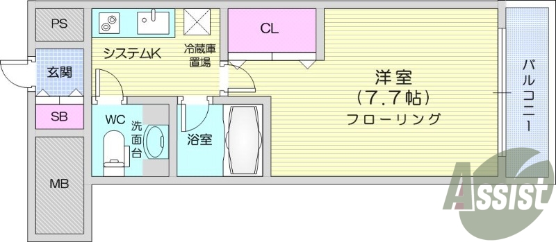1K、ドラム式洗濯乾燥機、インターネット無料、オートロック