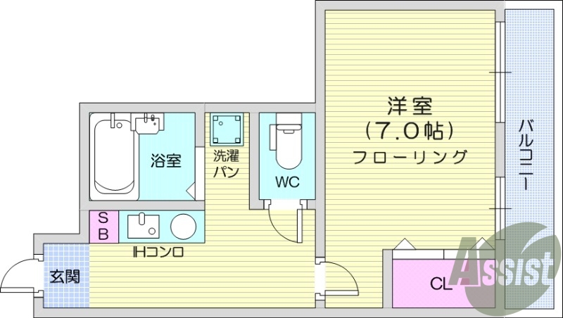 1K、温水洗浄便座、エアコン、物置、ＢＴ別