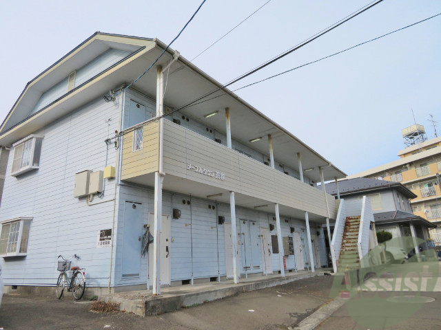 仙台市青葉区荒巻神明町の賃貸アパートの外観