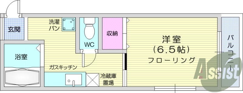 1階の間取り図