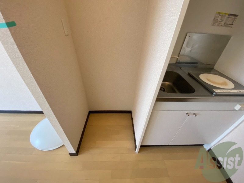 冷蔵庫置き場があるのでお好きな冷蔵庫を置けますよ 冷蔵庫置き場があるのでお好きな冷蔵庫を置けますよ