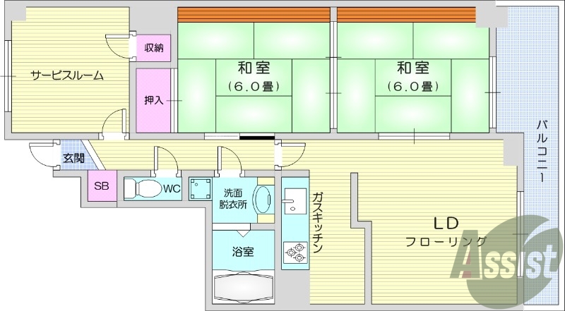 9階の間取り図