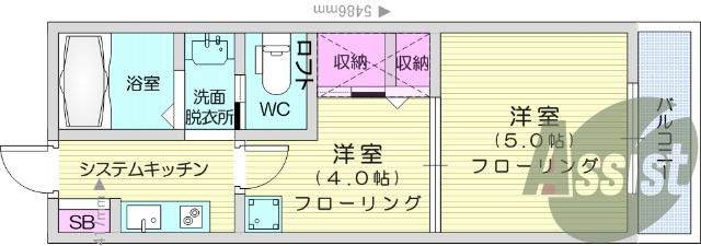 1K、IHクッキングヒーター、洗面所独立、バス・トイレ別
