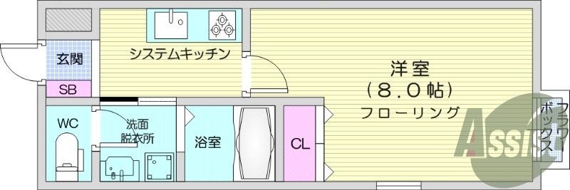 1K、インターホンはスマートフォン連動式です！