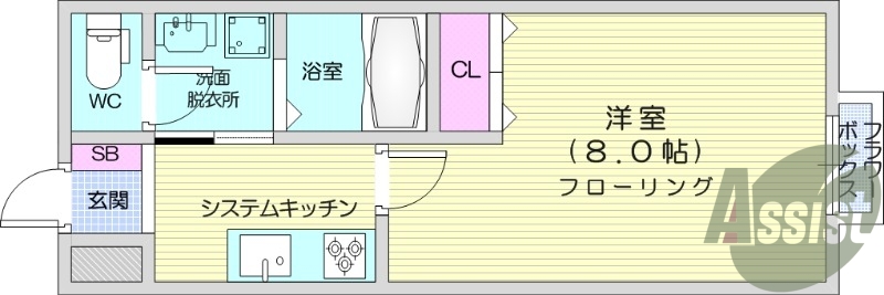 1K、インターホンはスマートフォン連動式です！