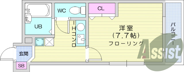 1K、エアコン、クローゼット、暖房便座、追い焚き機能