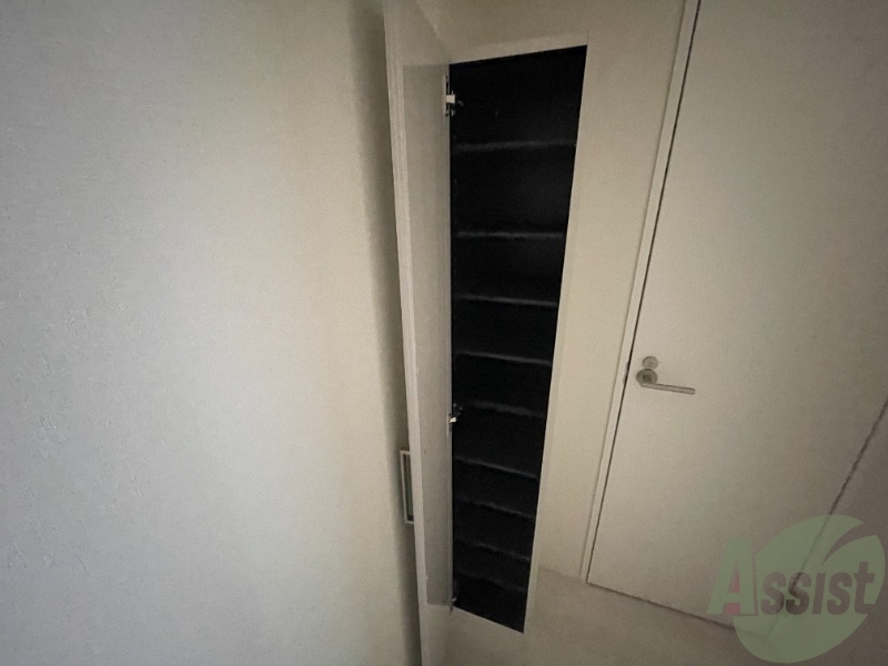 玄関にシューズボックスが設置してありました。 玄関にシューズボックスが設置してありました。