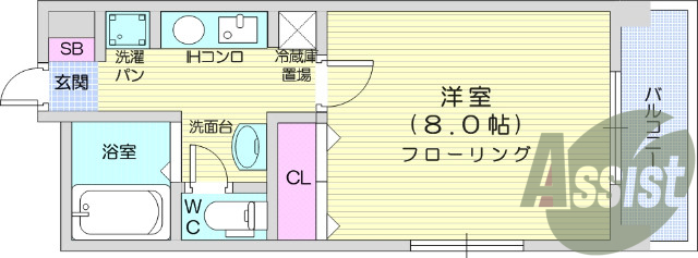 駅近、1K、IHコンロ、オートロック、宅配BOX