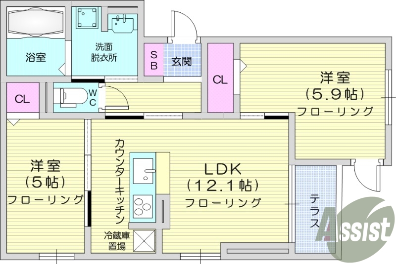 ※建築中※　ペット飼育可　インターネット無料　都市ガス