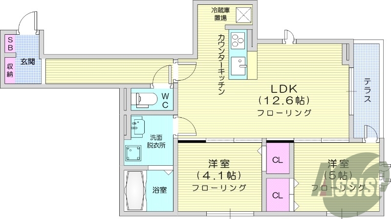 ※建築中※　インターネット無料　ペット飼育可能　都市ガス