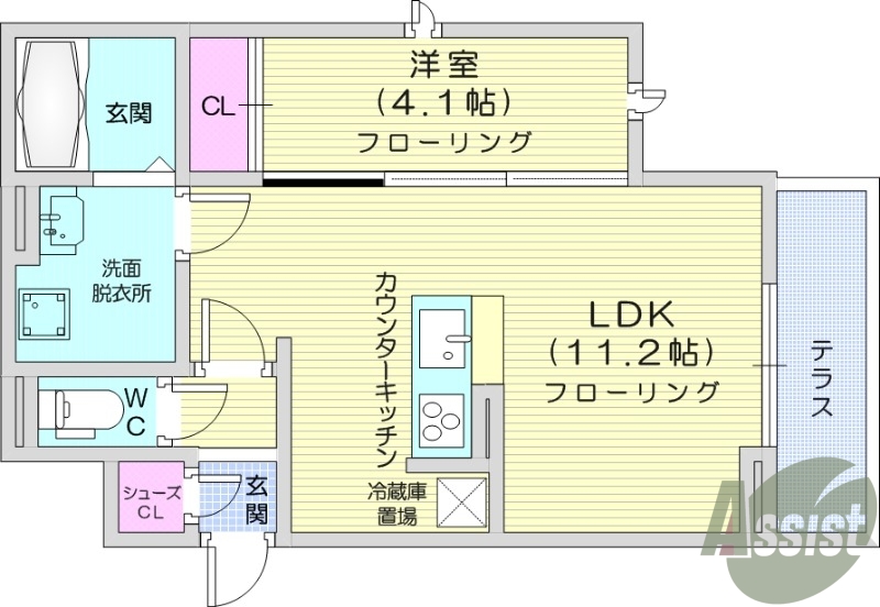 ※建築中※　インターネット無料　ペット飼育可能　都市ガス