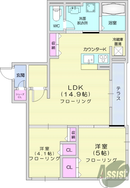 ※建築中※　インターネット無料　ペット飼育可能　都市ガス