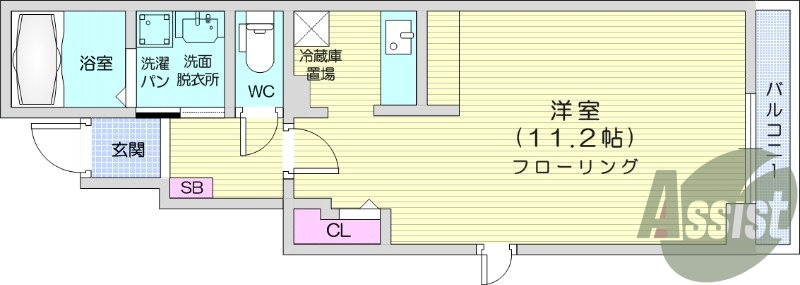 1R、温水洗便浄座、防犯カメラ、浴室乾燥機、エアコン