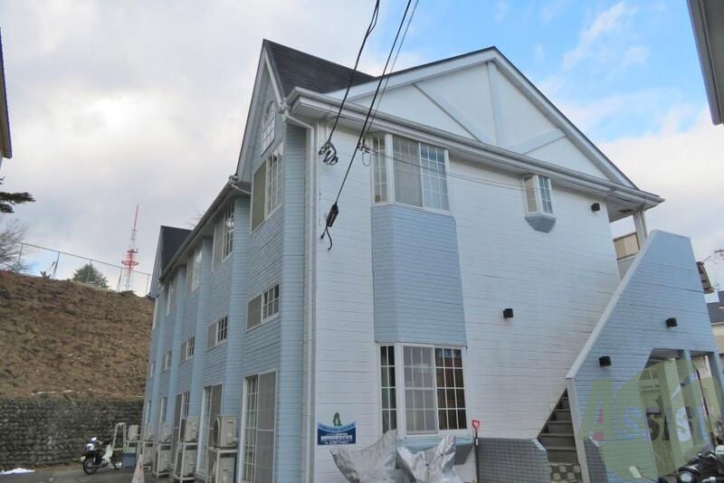 仙台市太白区八木山香澄町の賃貸アパートの外観