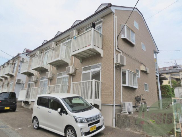 仙台市太白区八木山弥生町の賃貸アパートの外観