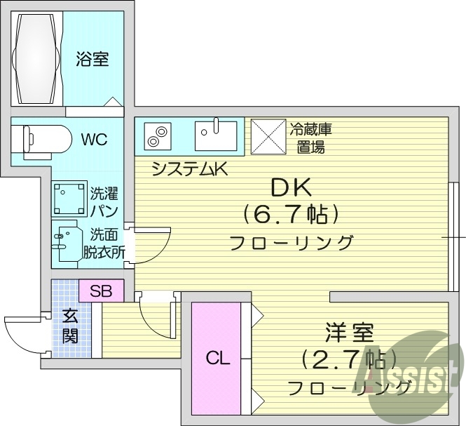 1LDK、温水洗浄便座、追い焚き機能、ペット相談可