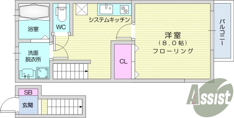IHクッキングヒーター、フローリング、B・T別