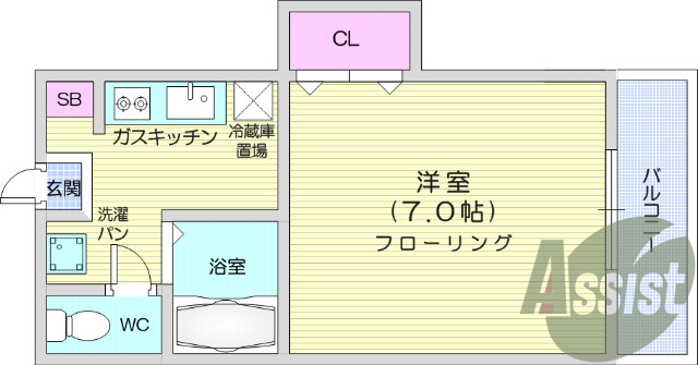 南向き、風呂トイレ別、モニター付きインターホン