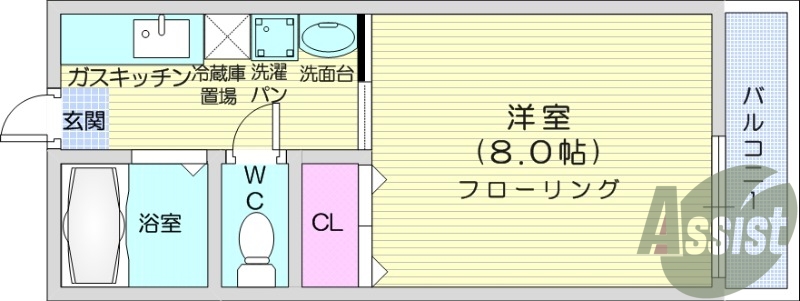写真は別室です。1K、エアコン、BT別、都市ガス、独立洗面