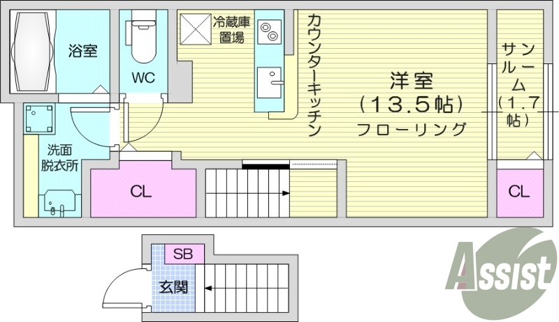 ワンルーム、エアコン、浴室乾燥機、追い炊き機能