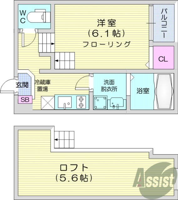 ウォシュレットトイレ、TVインターホン