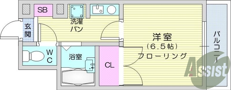 1K、オール電化、オートロック、IHヒーター、ミニ冷蔵庫