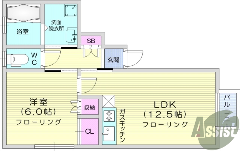 写真は別室です。１LDK、温水洗浄便座、室内洗濯機置場