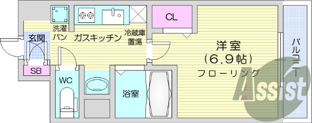 システムキッチン、シャワートイレ、洗髪洗面化粧台
