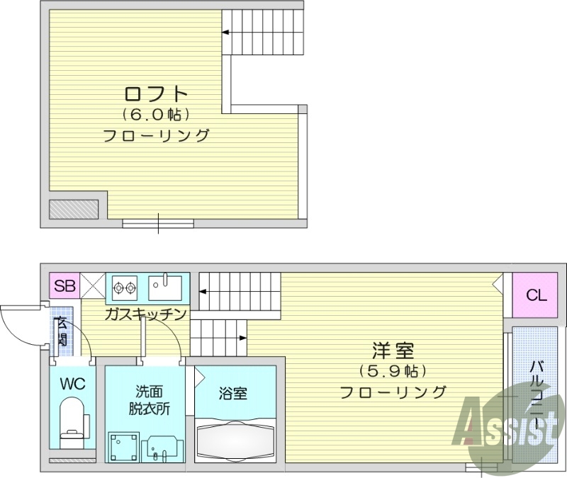 1K インターネット開通 浴室乾燥機 独立洗面台 給湯機