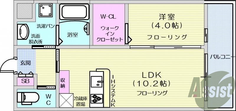 写真は別室です。ネット無料、エレベーター、オートロック