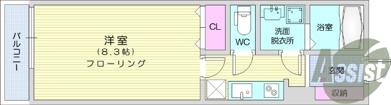 1K、ネット無料、ペット相談、IHクッキングヒーター