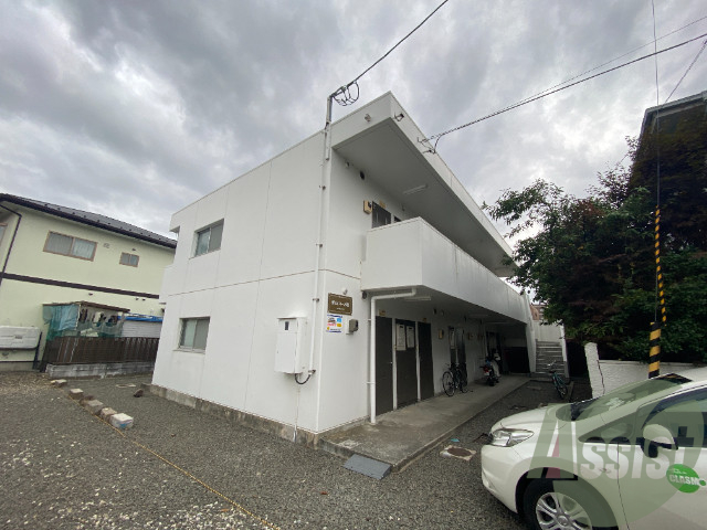 仙台市若林区畳屋丁の賃貸アパートの外観
