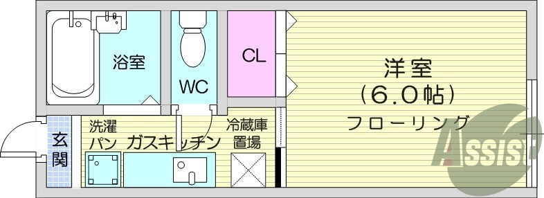 2階の間取り図