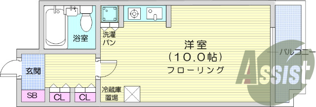 お写真は6階のお部屋のものです。参考にしてくださいませ。